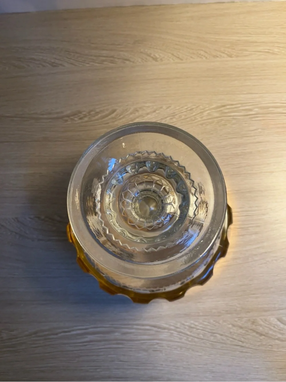 Gold-Rimmed Glass Compote Bowl - Elegant Home Dining Centerpiece
